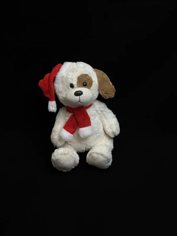 Cățel Crăciun cu Ochii Mari